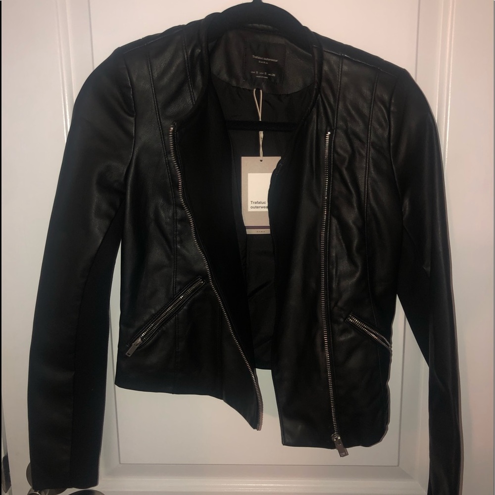 NWT Zara leather jacket